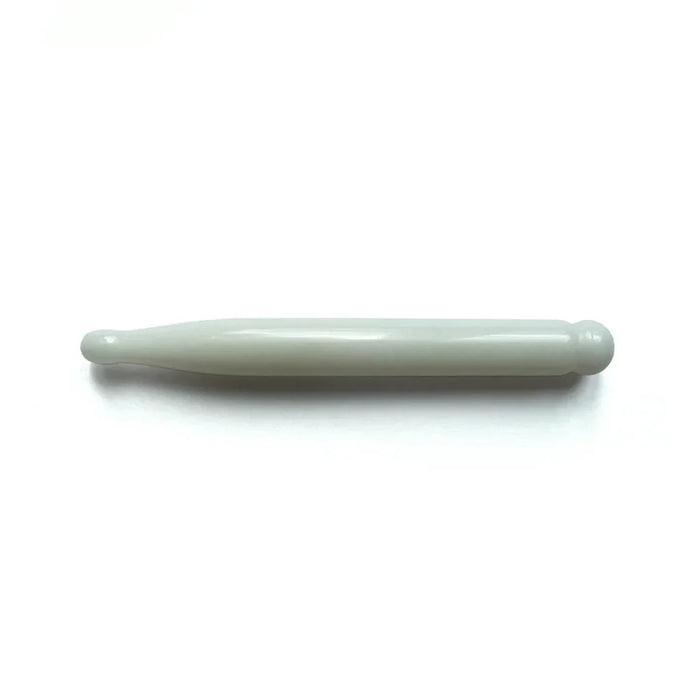 Hvid Jade Akupressur Stick – natursten til massage og Gua Sha