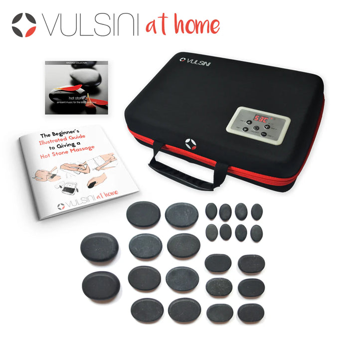 VULSINI At Home Kit – Introduktion til Hot Stone Massage