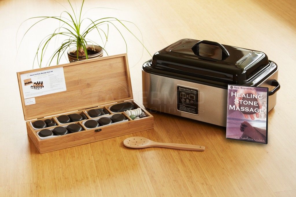 Hotstone deluxe varmer med 45 sten