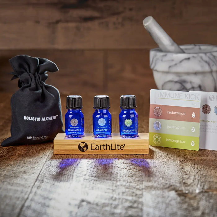 Earthlite Holistic Alchemy Økologiske Æteriske Olier - Sæt med 3 olier