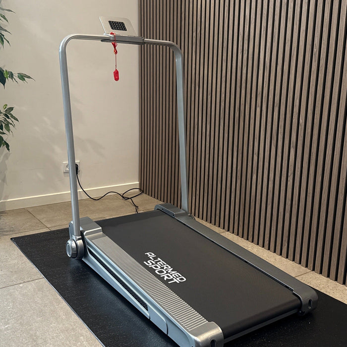 MoveFit incline gåbånd - med gelænder og 3 manuelle hældningsniveauer