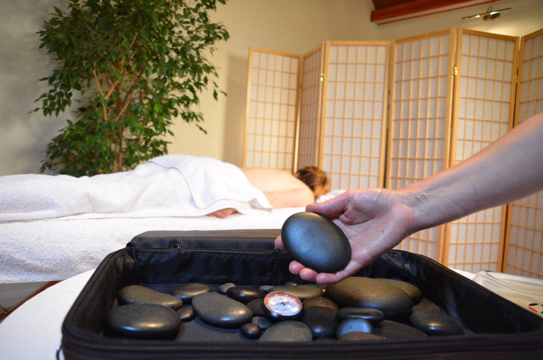 Vulsini hotstone varmetaske – effektiv opvarmning til massage på farten