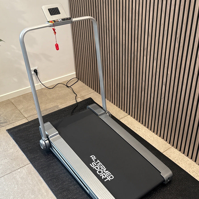 MoveFit incline gåbånd - med gelænder og 3 manuelle hældningsniveauer