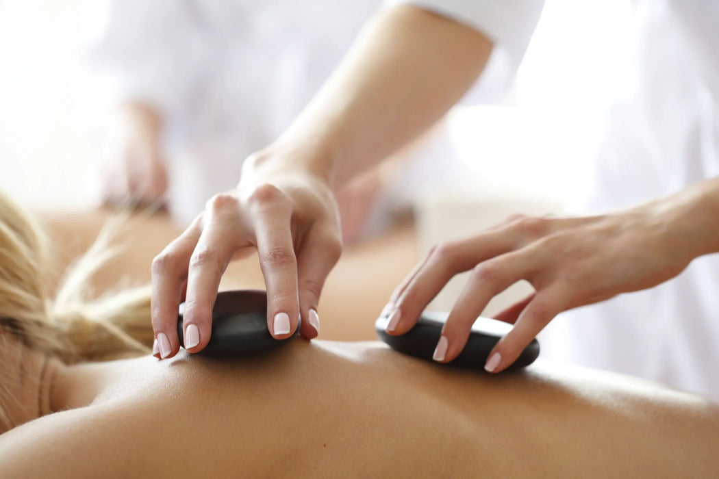 Vulsini hotstone medium (8 stk.) – Ideel til massage af større muskelgrupper