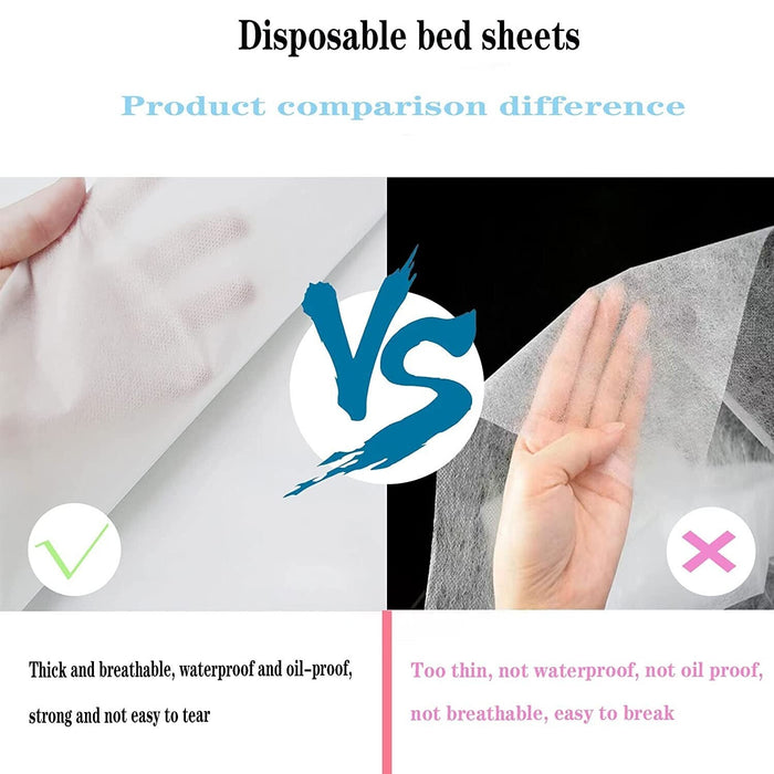 Vandafvisende engangslagner 80x180 cm – 30 gsm SPA-kvalitet