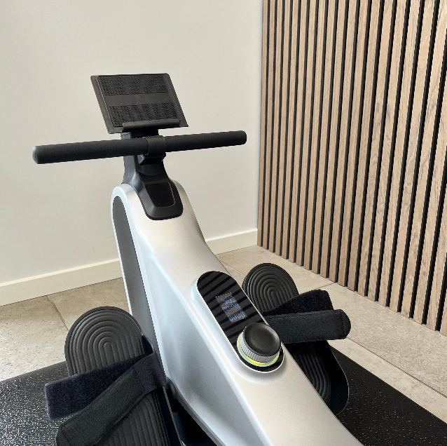 Romaskine RowFlex Vision med skærm holder og 2,5" LCD-skærm