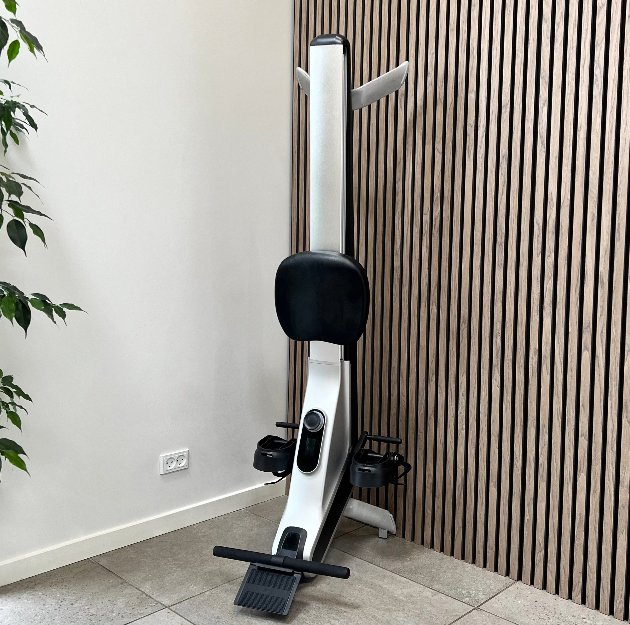 Romaskine RowFlex Vision med skærm holder og 2,5" LCD-skærm