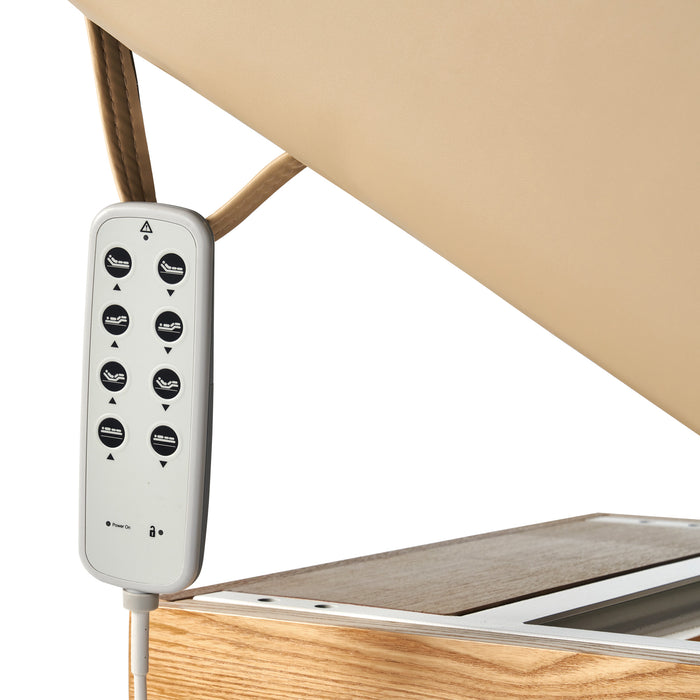 Elektrisk SPA briks HARMONY – eksklusivt design i egetræ