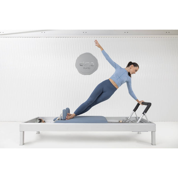 Classic reformer – autentisk pilates reformer i aluminium med naturlæder stropper