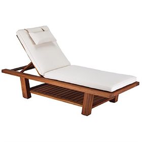 Living Earth Crafts<BR>Teak Chaise Lounger